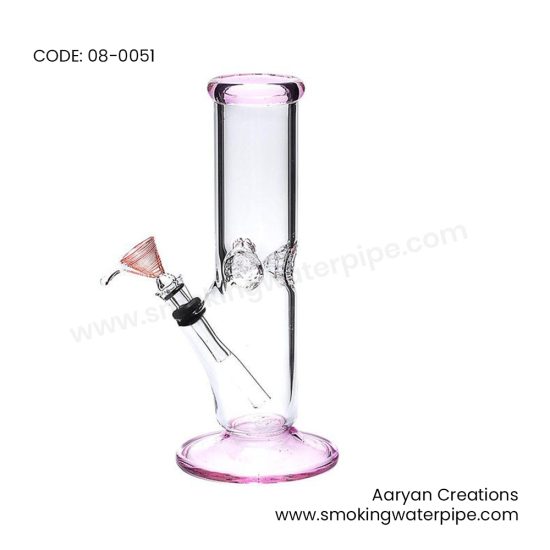 8 inch usa streight Pink water pipe