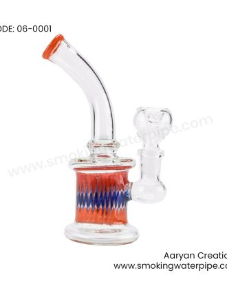 6 Inch assorted color lip daze art water pipe 14mm